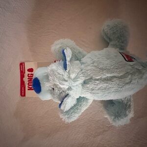Kong Light Blue Plush Puppy with Dark Blue Accents